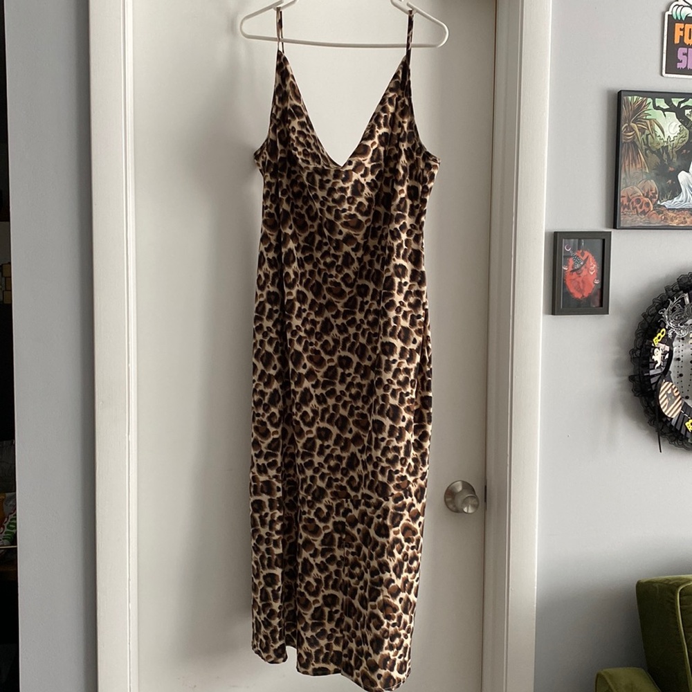 Rebdolls Leopard Slip Dress